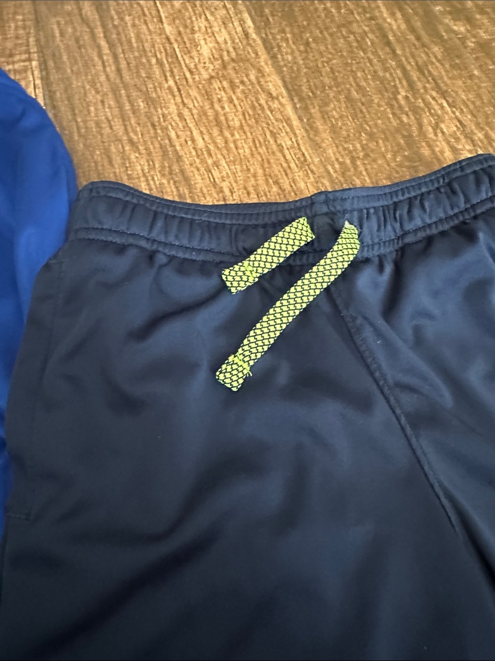 Under Armour Blue & Navy Boys' Performance Shorts with Logo - Picture 7 of 11